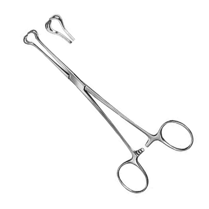 Babcock Intestinal Forceps, Jaws W/ Atraumatic Parallel Serrations, 6 1/4" (16.0 Cm)
